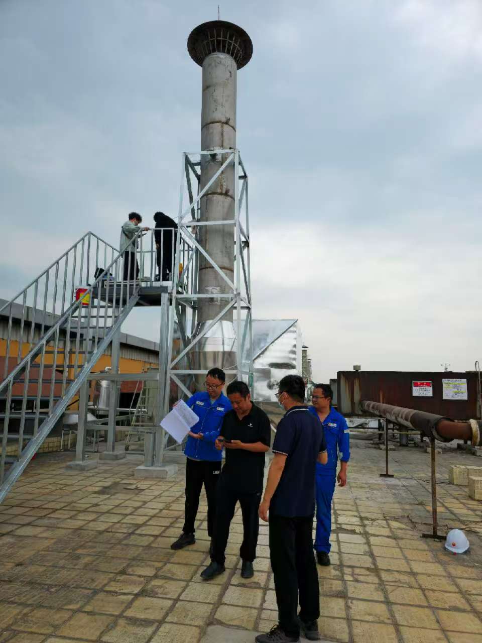 柴油/燃气发动机试验台尾气治理样板工程项目顺利验收